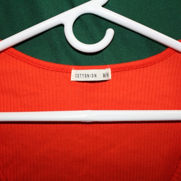 Vibrant Orange Crop Top - Picture 7 of 8